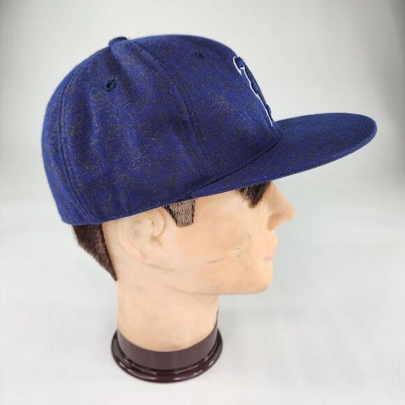 zephyr 32/5 NCAA Rice Owls University Size 7 1/2 Navy Wool The Game Rice Cap Hat - Picture 6 of 14